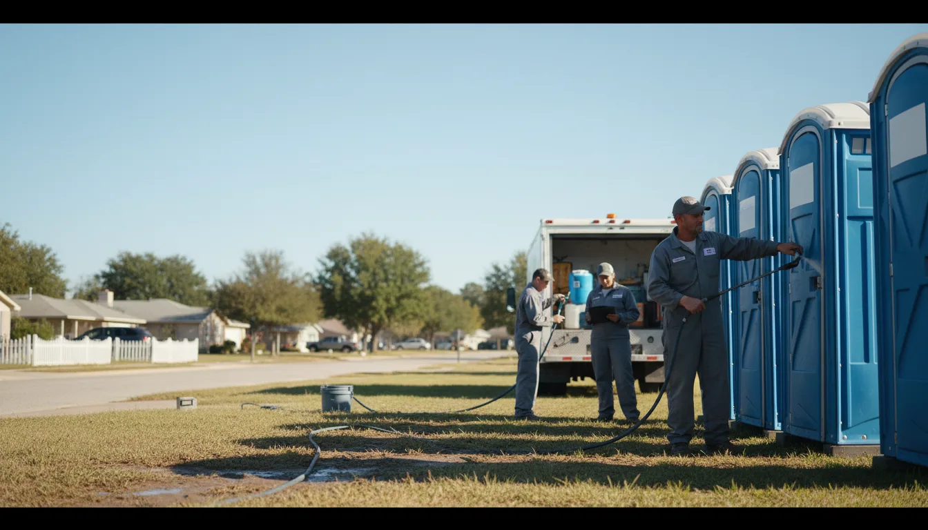 Long-Term Portable Toilet Rental in Rushville, OH near me
